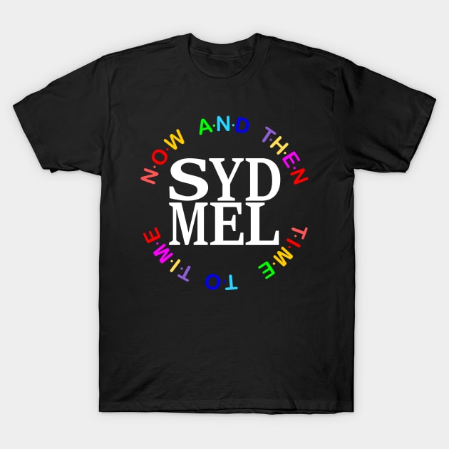 Sydney and Melbourne (Color Version) T-Shirt by Koolstudio